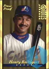 1997 Studio Gold Press Proofs #27 Henry Rodriguez